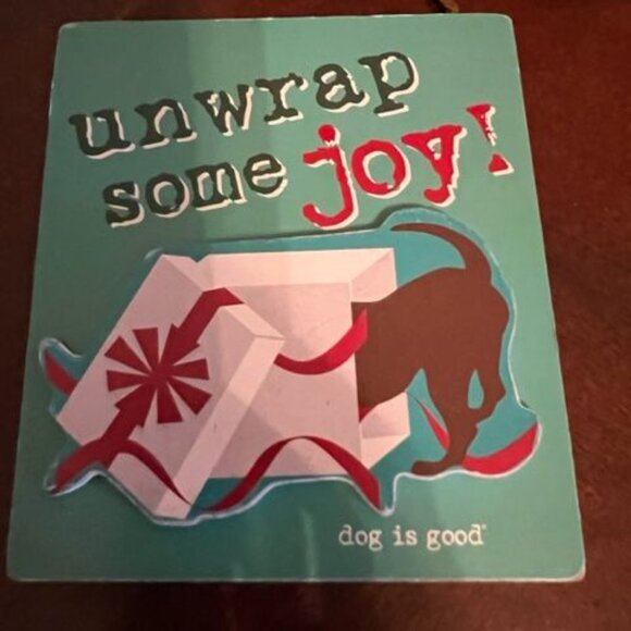 Dog Is Good Holiday wood Wall Plaque Set By Kurt S. Adler happy holidogs - Picture 4 of 7